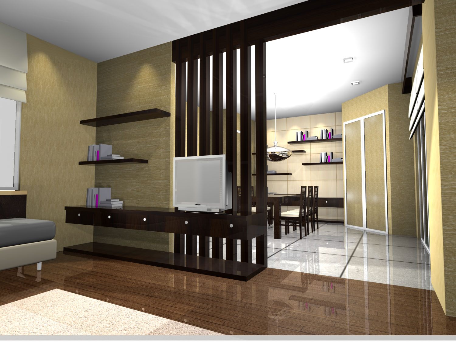 งานตกแต่งภายในบ้านพัก — งานไม้บิลท์อิน