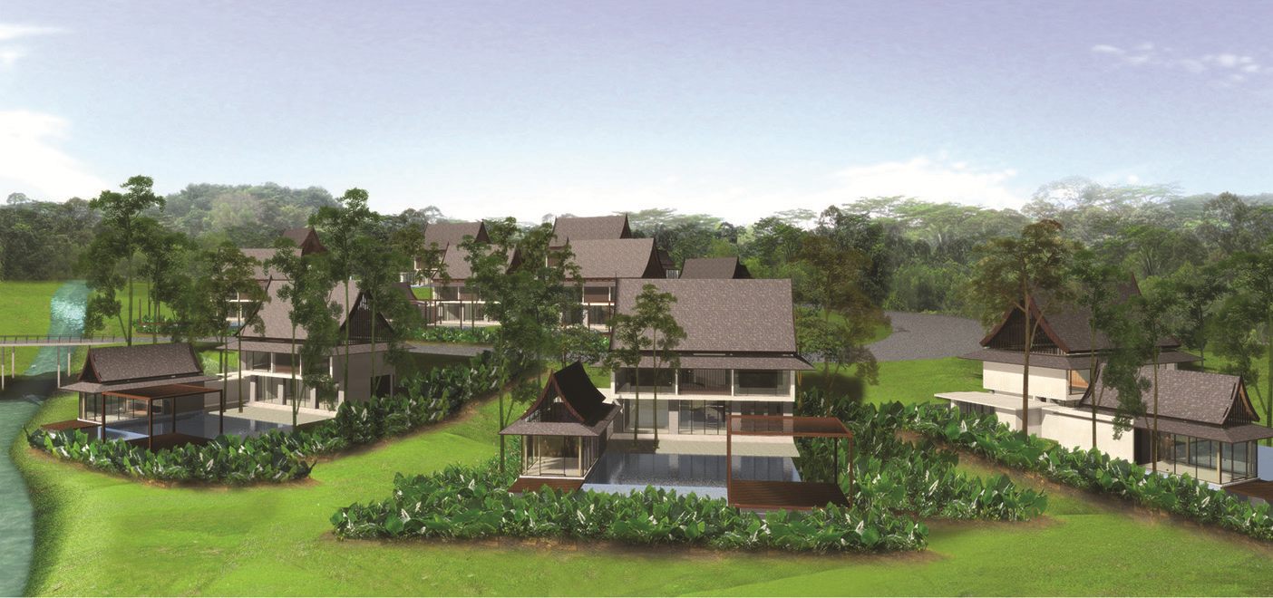รีสอร์ตวิลล่าบนเนินเขา