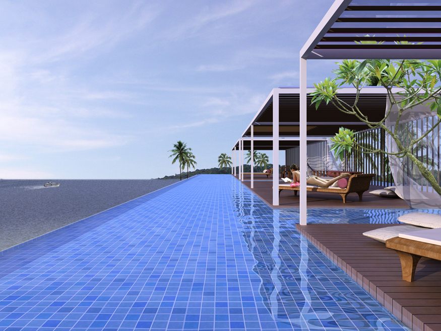 รีสอร์ต–โรงแรมริมทะเล